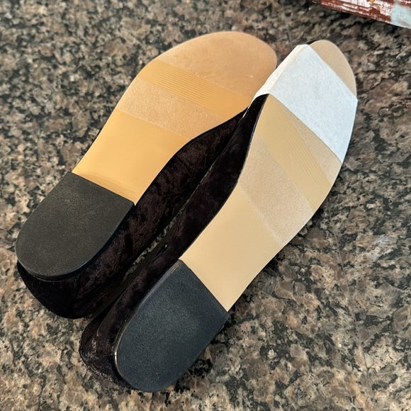 Unionbay Black Velour ballet shoes NIB 8.5 - Picture 6 of 8